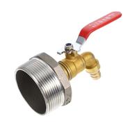 LIFKOME Robinet de Cuve Laiton avec Joint Étanche Adaptateur Ibc pour Récupérateur Eau de Pluie Installation Facile pour Jardin et Usage Domestique