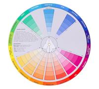 LIFKOME Roue de Couleurs et Colorée pour Apprentissage des Teintes Outil Mixte Pratique pour Art des Ongles et Mélange de Couleurs
