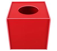 LIFKOME Rouge Boîte PVC Loterie de Multifonctionnelle pour Fête | Portable, Rangement Polyvalent, Ne Se Déforme Pas Facilement, pour Occasions Spéciales et Animation