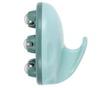 LIFKOME Rouleau de Massage Abdominal en Acier et Abs Vert pour Relaxation Complète et Massage Ciblé, Masseur Compact pour Jambes et Dos, Design Unique et Portable