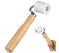 LIFKOME Roulette de Pression pour Joint de Peint Outil Maroufleur Pom et pour Bricolage Muraux Adapté Aux Peint Épais Non Tissé et Tissus