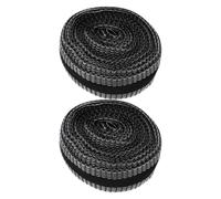 LIFKOME Ruban Thermocollant Adhésif Fort et Ajustable en Polyester pour Ourlet de Pantalon 2 Rouleaux Noirs pour Raccourcir et Réparer Facilement les Bas de Pantalon