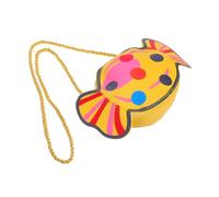 LIFKOME Sac Bandoulière pour Garçon Fille Forme De Bonbon Mini Pochette Change Couleur Jaune Rangement Léger pour Petits Objets Cadeau Fille Maternelle