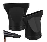 LIFKOME Sèche-Cheveux à Buse Lot de 2 Diffuseur Soufflant Noir en Nylon Réutilisable pour Coiffure Professionnelle Adapté à Sortie D’Air 4-4,8 Cm Léger et Solide
