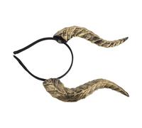 LIFKOME Serrage-Tête Cornes de Bœuf Dorées pour Halloween Accessoire Déguisement Diable Léger et Confortable Serrage-Tête Fête Cosplay Mardi Gras Serrage-Tête Cornes Gothiques Femmes