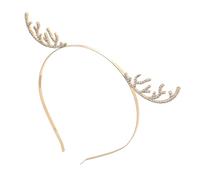 LIFKOME Serre-tête Renne Strass Pour Fête Noël Serre-tête Neige Accessoires Coiffes Vacances Corne De Renne Pour Femmes Filles