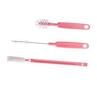 LIFKOME Set de Brosses Nettoyantes pour Bouteille et Paille Nylon Flexible avec Crochet Suspendu Nettoyage des Crevasses et Fonds Accessoires pour Gobelets et Petites Bouteilles