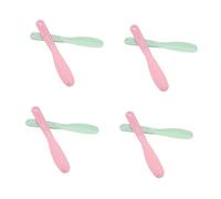 LIFKOME Set de Spatules de Maquillage Plastique Palette pour Mélanger et Prélever Crème Visage DIY Outils Cosmétiques Pratiques Rangement Couleurs Aléatoires Jaune Vert Couleur Aléatoire