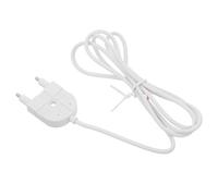 LIFKOME Sonde de Détection d'eau Réutilisable à Long Cordon en Plastique Blanc, Fiable pour Détection de Fuites Zones à Risque et Appareils Ménagers