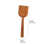 LIFKOME Spatule de Cuisine de Teck Ustensile de Cuisson Surface Lisse Anti-rayures Adapté Maison et Restauration