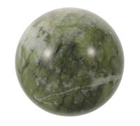 LIFKOME Sphère en Pierre Naturelle, Objet Décoratif en Jade Feng Shui, Boule de Cristal Polie, Sphère, Jade, Équilibre Énergétique, Harmonie, Décoration Intérieure, Contemplation