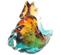 LIFKOME Statuette Coquillage en Verre Soufflé à Main 8, 3 Pouces