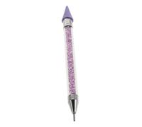 LIFKOME Stylo Nail Art Point Dotting Acrylique pour Sélection Précis Double Extrémité Crayon Cire pour Décoration Ongles et Débutants