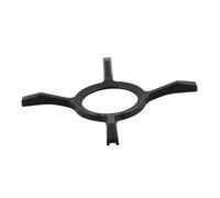 LIFKOME Support Antidérapant en Fonte pour Cuisinière à Gaz - Grille de Cuisson Croisée, Compatible Petite Casserole et Wok, Accessoire la Cuisine Solide,