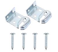 LIFKOME Support de Fixation pour Store Enrouleur, Support de Rail de Rideau Carré, Fer, Argenté, pour Rideaux et Stores Enrouleurs, Base Stable, Décoration des Interstices, Usage