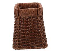 LIFKOME Support de Fourchette Panier de Rangement des Couverts draineur des Couteaux Draineur d'ustensile Panier drainant pour l'évier de la Cuisine Couverte Light Brown