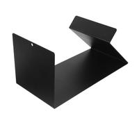 LIFKOME Support De Livre en Métal Robuste 14x30 Cm Chevalet D'affichage Vertical Support De Livre De Recettes Conception Peu Encombrante Cuisine Et Bureau Organisateur D'étagère