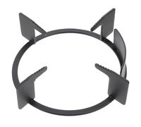 LIFKOME Support de Poêle Semi-coupe-vent Rond pour Cuisinière à Gaz, Accessoire Ustensile Cuisine en Métal Robuste, Compatible Brûleur Gaz Classique, Usage Domestique Quotidien