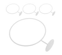 LIFKOME Support Mural en Fer Blanc pour 4 Ballons de Sport, Rangement Multifonctionnel et Gain de Place, pour Salle de Sport ou Pièce à Domicile