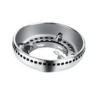 LIFKOME Support Porte-casseroles en Acier Inoxydable Argenté Double Couche, et Facile à Installer, Protège Plaque de Cuisson Induction pour Cuisinière à Gaz