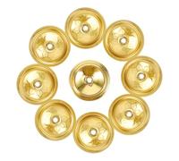 LIFKOME Supports De Mèches Flottantes en Aluminium pour Lampe à Huile Lot de 12 Pièces Diamètre 4 Cm Fournitures Bouddhistes Résistant Et Solide Maison Temples