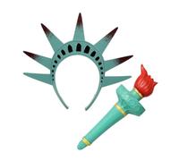 LIFKOME -tête Couronne Statue De La Liberté Pour Femmes Costumes Patriotiques Lady Accessoire De Cosplay D'halloween Couvre-chef Pour Adultes