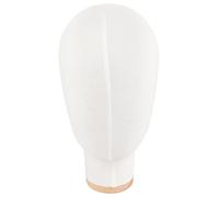 LIFKOME Tête De Mannequin Pour Chapeaux En Coton Blanc Présentoir Pour Perruques Support De Accessoire De Salon Usage Domestique Taille Unique Sans Base