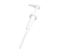 LIFKOME Tête de Pompe à Pression Blanche en Plastique pour Bouteille à Bouchon 3,5 Cm, Capacité 10cc, Pompe Doseuse Étanche Ressorts en Acier Inoxydable pour Produits Visqueux