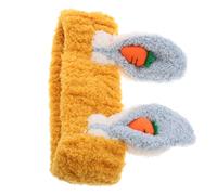 LIFKOME -tête En Forme D'oreilles De Lapin En Forme De Carotte Accessoire Doux Pour Le Maquillage Et Le Lavage Du Visage