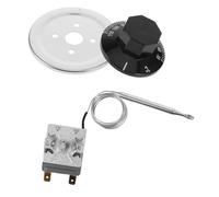 LIFKOME Thermostat de Remplacement pour Radiateur Électrique Ensemble Bouton de Contrôle Régulateur de Température pour Radiateur de Plinthe Chauffage Rapide pour Petits Espaces