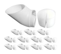 LIFKOME Tour Hydroponique en Plastique Blanc avec Gobelets et Éponge