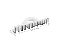 LIFKOME Truelle De Finition pour Béton Grattoir Truelles à Plâtre Outils De Finition De Cloisons Sèches Boue De Cloison Sèche Jointoyer Truelle De Jaugeage Truelle à Briques Métal Blanche