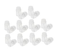 LIFKOME Tubes De Gloss à Lèvres Rechargeables 20 Pcs Mini Format Transparent Bouchon Blanc Pour Maquillage Diy Voyage Beauté