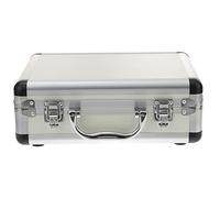 LIFKOME Valise à Outils Aluminium Mini 280x220x100mm Argentée Serrure à Code, Boîte De Rangement Sécurisée Portable pour Outils Domestiques, Compacte Et Légère