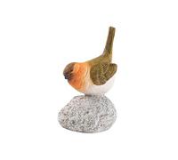 LIFNECESS Statue d'extérieur Figurine d'oiseau décorative for Jardin, Statue réaliste avec nid ou Sculpture de Base en Pierre d'imitation Décoration de Jardin(L)