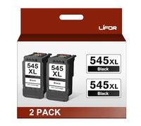 LIFOR PG-545XL Remplacement pour Canon PG 545 Noir Cartouche d'encre pour Pixma TS3355 TS3350 TS3150 MG3050 MG2550S MG2950 TR4550 TR4551 TR4650 MX495 (2 Noirs)