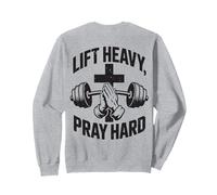 Lift Heavy Pray Hard Chrétien Gym pour Homme Sweatshirt