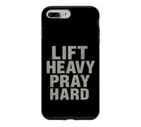 Lift Heavy Pray Hard - Faith Meets Fitness Coque pour iPhone 7 Plus/8 Plus