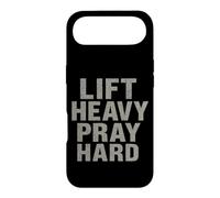 Lift Heavy Pray Hard - Faith Meets Fitness Coque pour iPhone Air