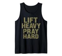 Lift Heavy Pray Hard - Faith Meets Fitness Débardeur
