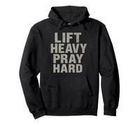 Lift Heavy Pray Hard - Faith Meets Fitness Sweat à Capuche