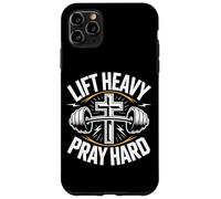 Lift Heavy Pray Hard Musculation Foi Chretienne Coque pour iPhone 11 Pro Max