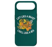 Lift Like A Beast Chill Like A Koi Funny Haltérophilie Coque pour iPhone Air