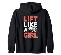 Lift Like A Girl Entraînement de Force et de Fitness Sweat à Capuche
