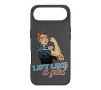 Lift Like a Girl Haltère de Motivation Vintage Coque pour iPhone Air