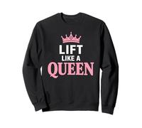 Lift Like A Queen Drôle Bodybuilding Sweatshirt