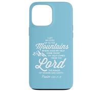Lift My Eyes Where Does My Help Come From The Lord Psaum 121 Coque pour iPhone 13 Pro Max