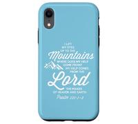 Lift My Eyes Where Does My Help Come From The Lord Psaum 121 Coque pour iPhone XR