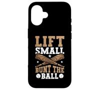 Lift Small Bunt The Ball Baseball Player Gift Batter Bunting Coque pour iPhone 16