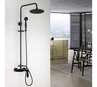 Lift Up The Bath Shower Set and Finish It with Rainfall Showerhead Rainfall Shower Mixer with Handheld Showerhead